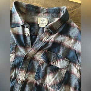 Men’s Vans Plaid Button Down